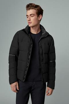 Chamarras Canada Goose Hombre Mexico - HyBridge Chaqueta De Plumas Negros LY0251379